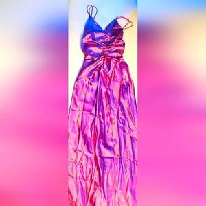 Cute purple Rhinestone dress